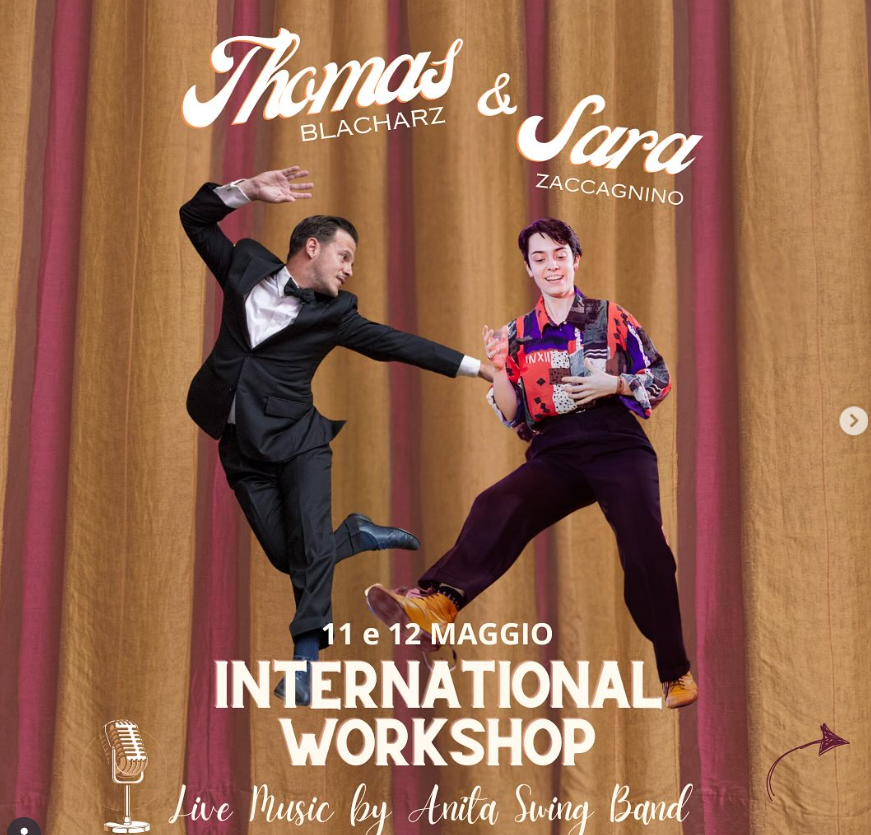 Sara e Thomas evento swing locandina