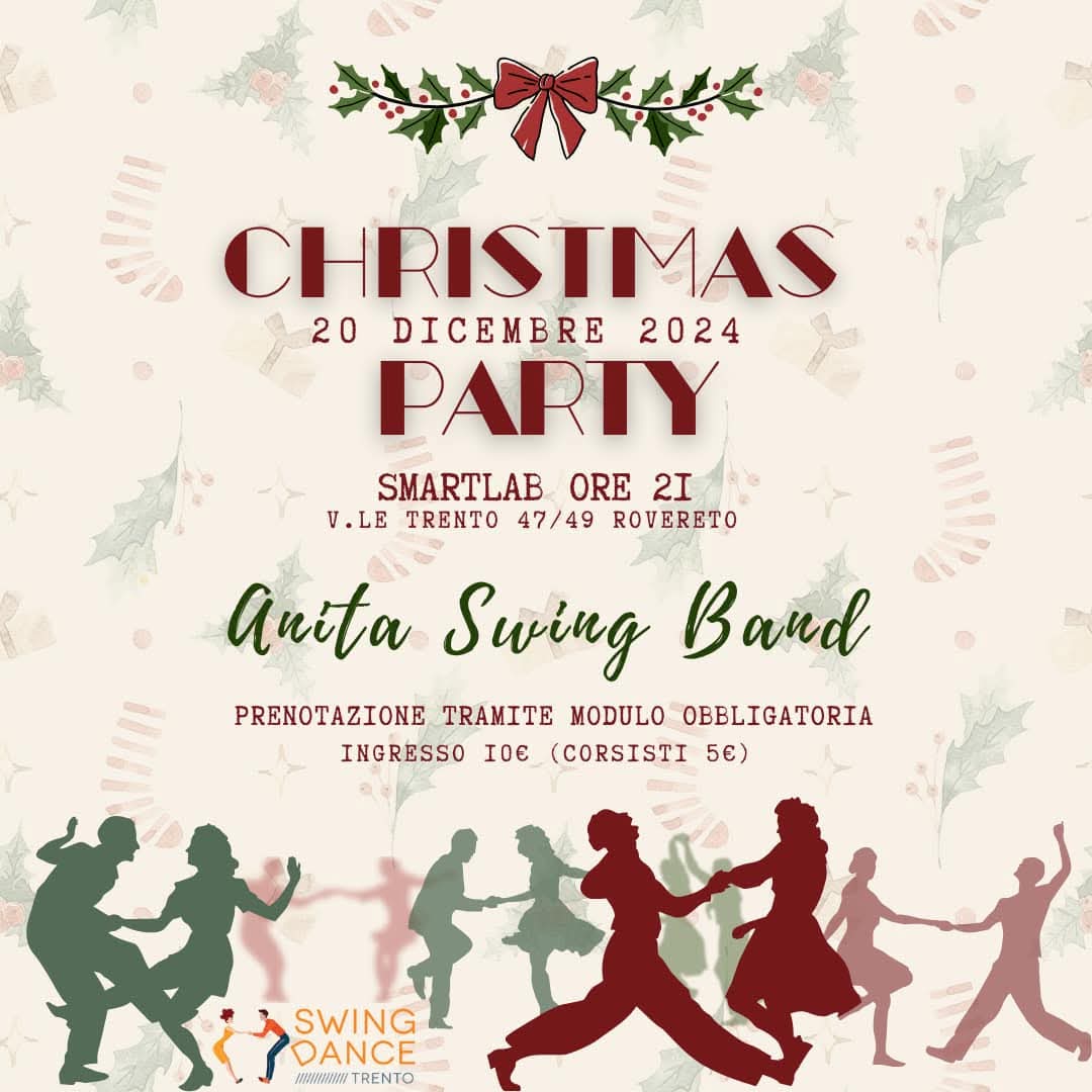 Christmas party swing locandina evento
