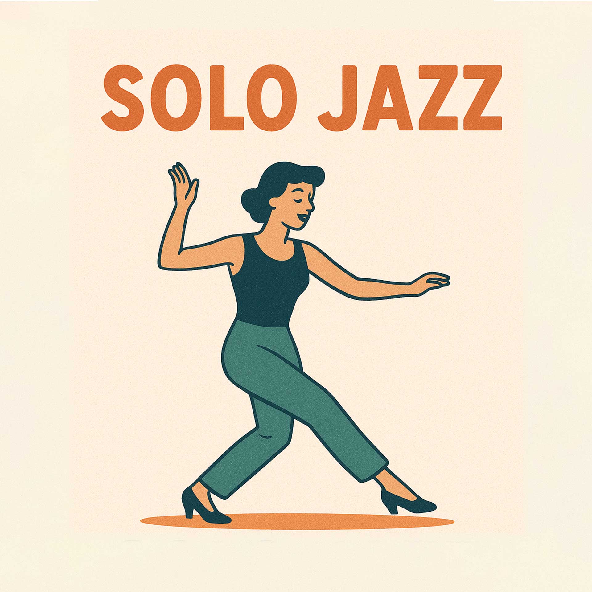 Solo-Jazz-corso-a-Trento-Rovereto_Swing-Dance-Trento Illustrazione per corso di Lindy Hop a Trento